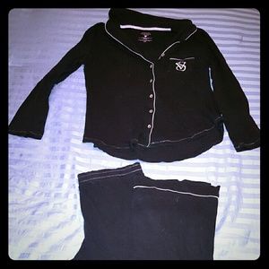 Black and white Victoria's Secret Pajama Set