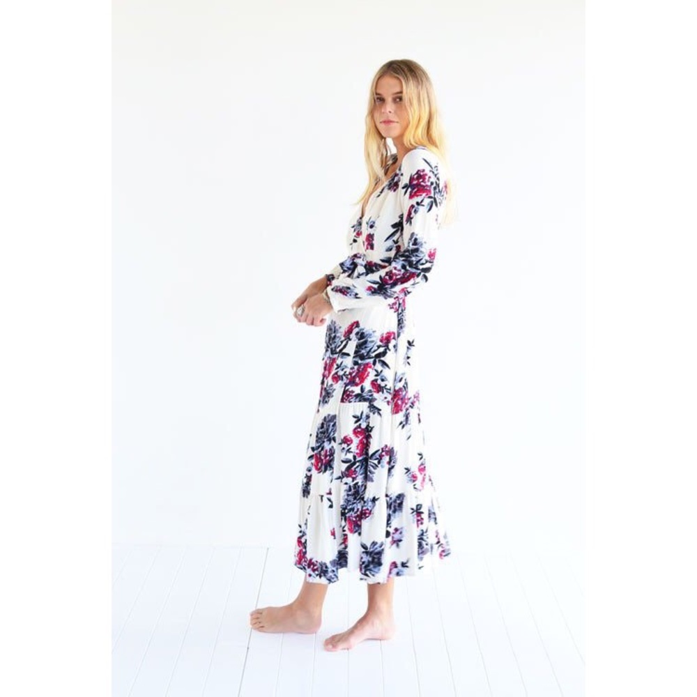 NWT Somedays Lovin' Mary May Midi Wrap Dress - Picture 2 of 3
