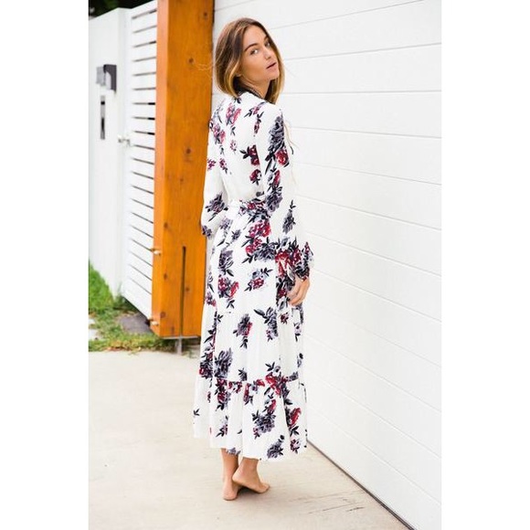 NWT Somedays Lovin' Mary May Midi Wrap Dress - Picture 3 of 3