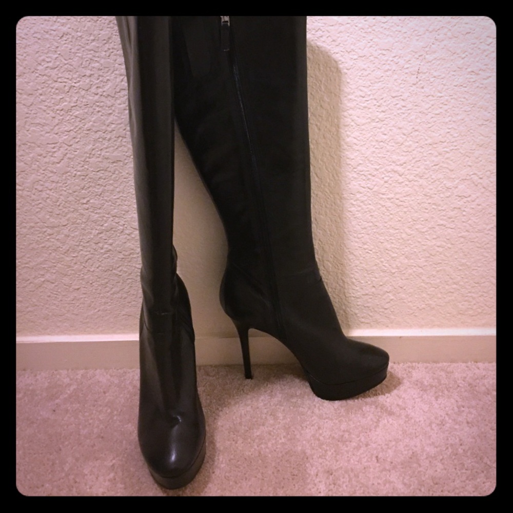 Nine West Knee High Boots w/ 5 inch heel