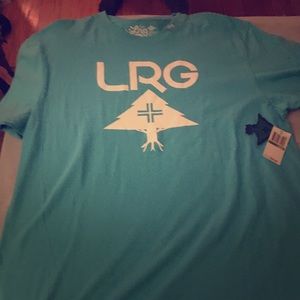 NEVER WORN!! LRG baby large blue shirt.