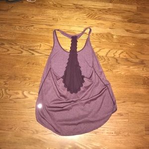 Lulu Lemon razor back tank. Size 8. Never worn
