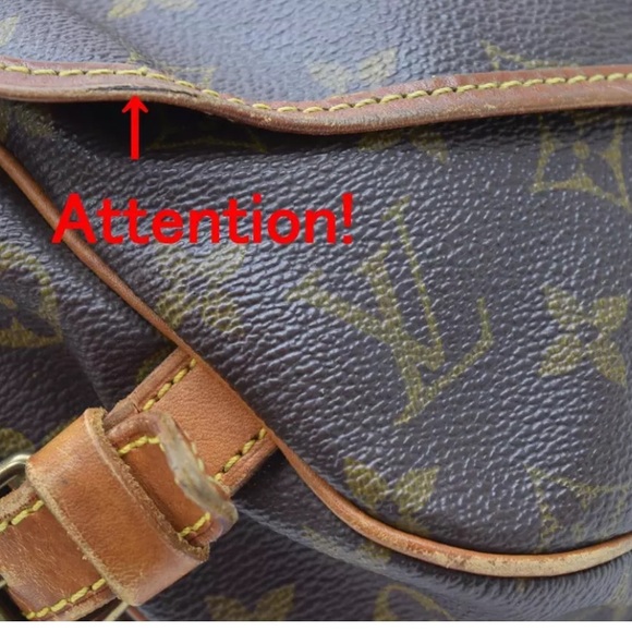 🚨SOLD💕AUTHENTIC Louis Vuitton Saumur 30 Monogram - Picture 4 of 8