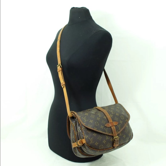 🚨SOLD💕AUTHENTIC Louis Vuitton Saumur 30 Monogram - Picture 7 of 8