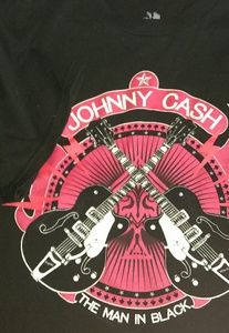Mens short sleeve johhny cash shirt