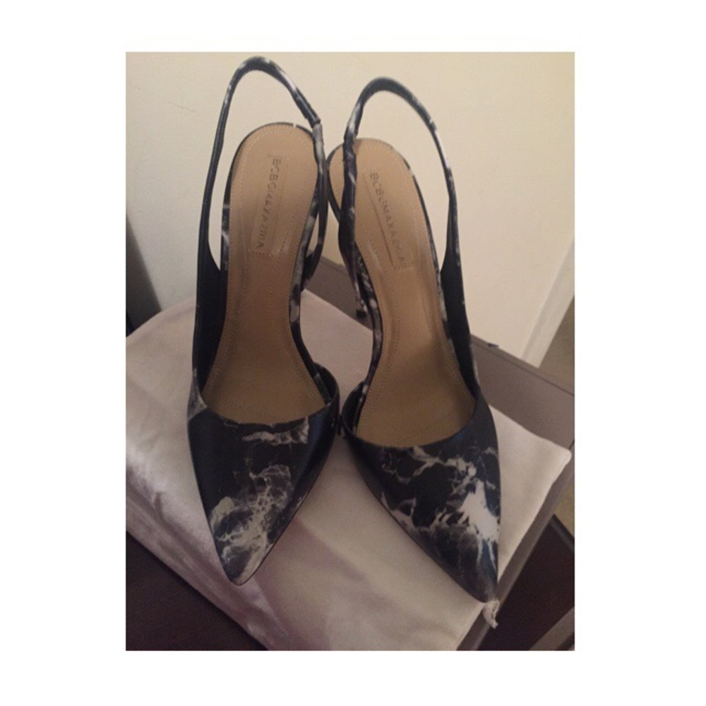 BCBGMAXAZRIA tie dye heels