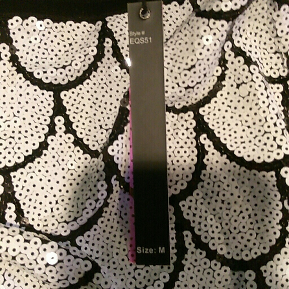 Sequin mini skirt - Picture 4 of 4