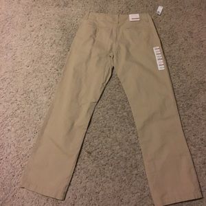 Broken-in Straight-leg Khakis