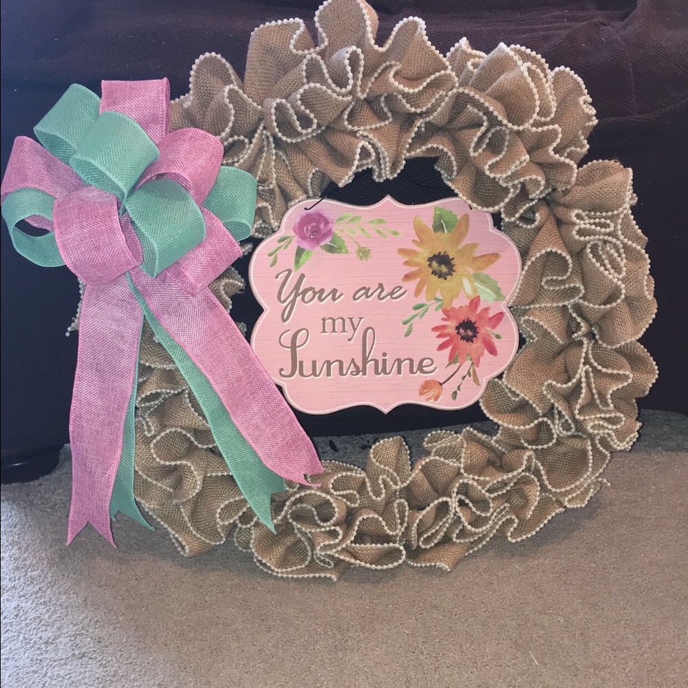 Burlap Wreath