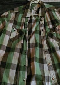Mens short sleeve flannel