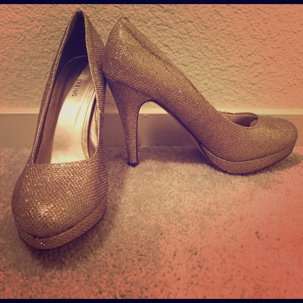Gold 4.5" Heels