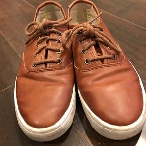 Bass brown leather sneakers