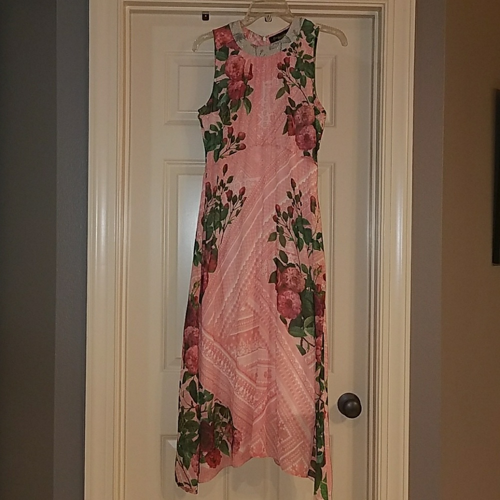 💣💐HP!💐💣Anthro floral midi-dress