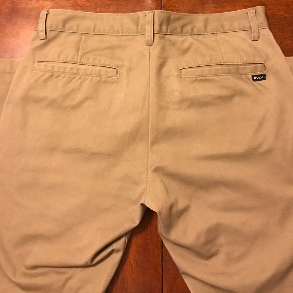 RVCA "Weekender Chino" Pant in Dark Khaki Size 32