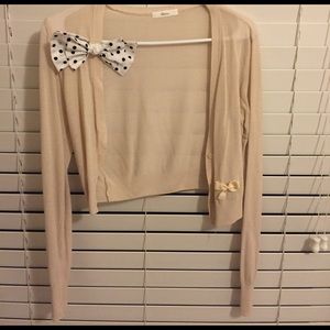 Light Pale Pink (cream) Cardigan