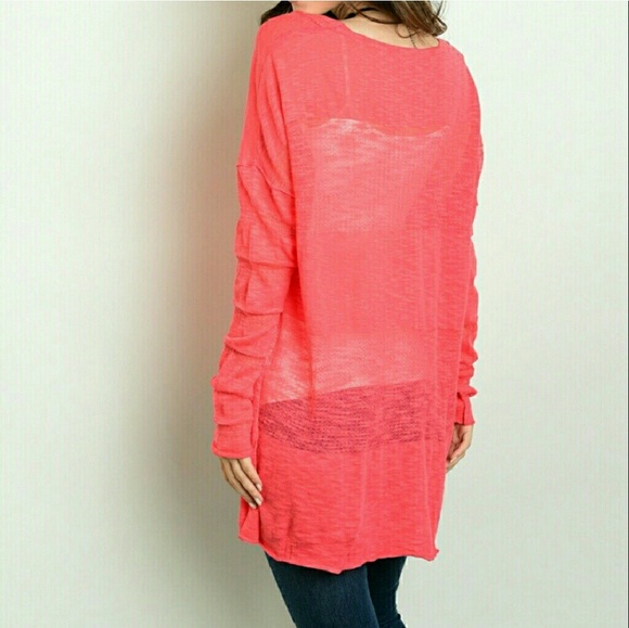 Perfect Summer Night's Pink Burnout top - Picture 3 of 6