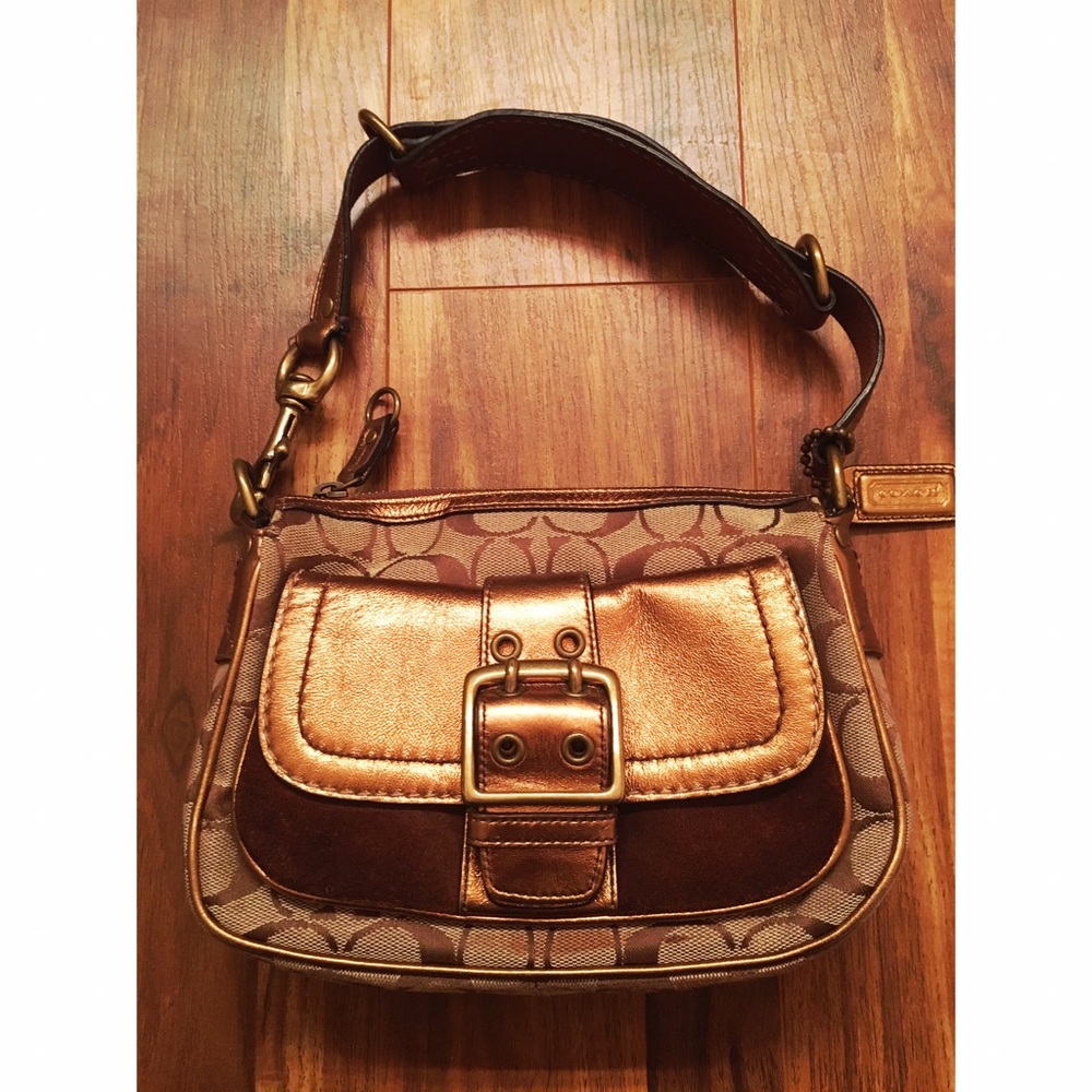 COACH GOLD SIGNATURE CANVAS SPECIAL EDITION LEGACY