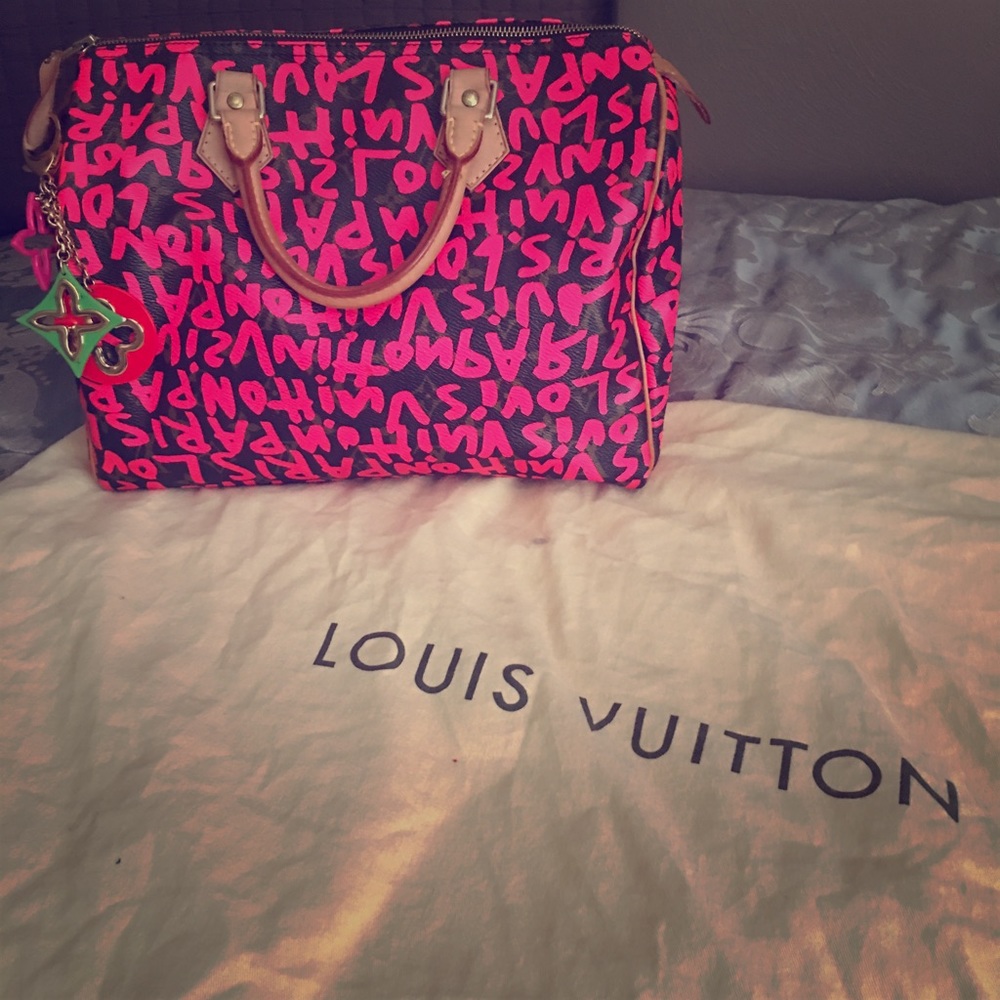 Authentic Stephen sprouse Louis Vuitton speedy