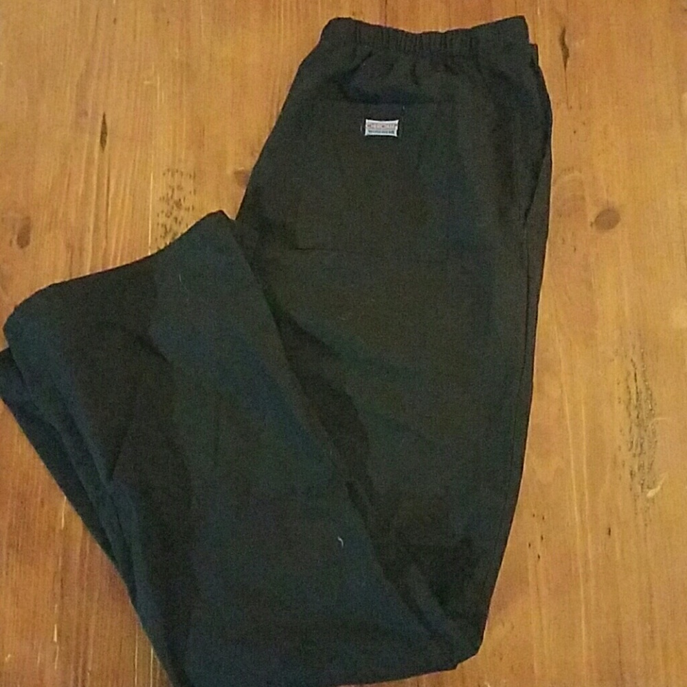 Black scrub bottoms