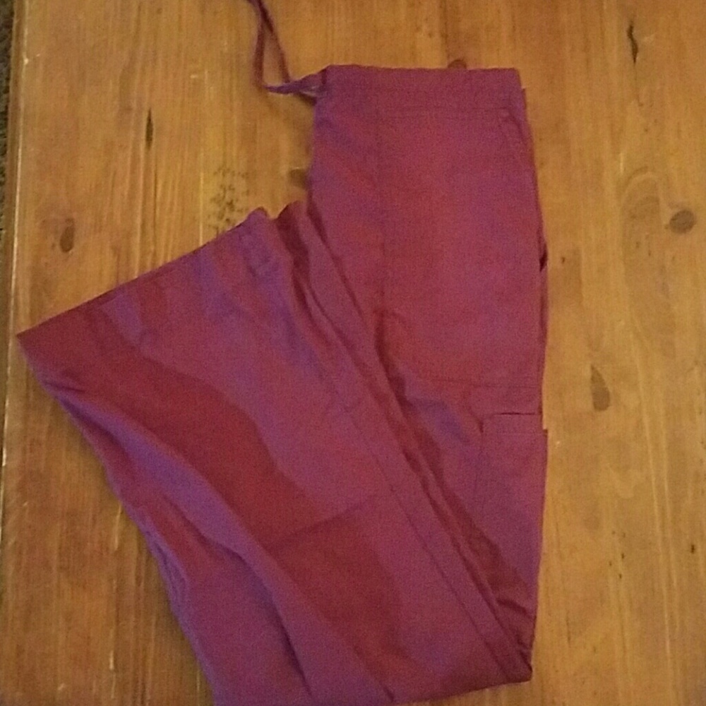 Purple scrub bottoms