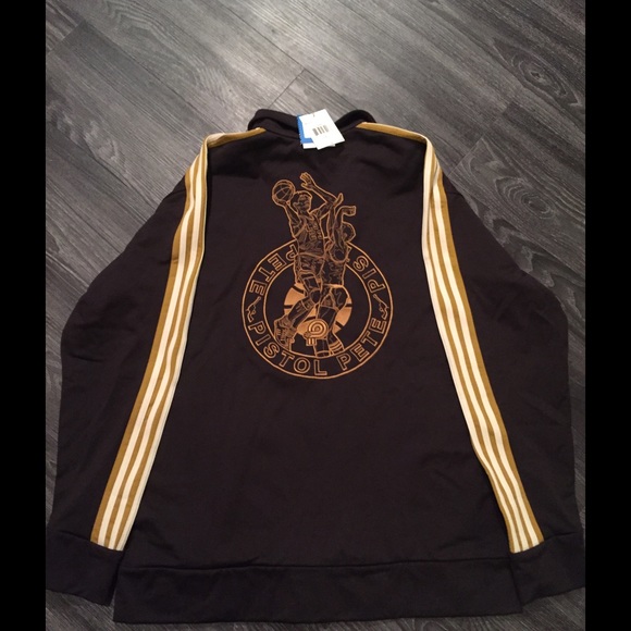 Rare "pistol Pete" adidas track jacket - Picture 2 of 3