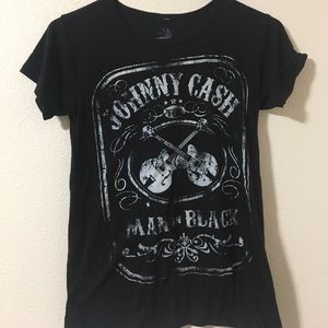 Black Johnny Cash T-shirt