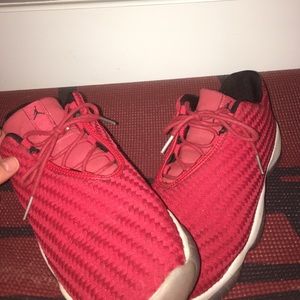 Red Jordan Future Sneakers