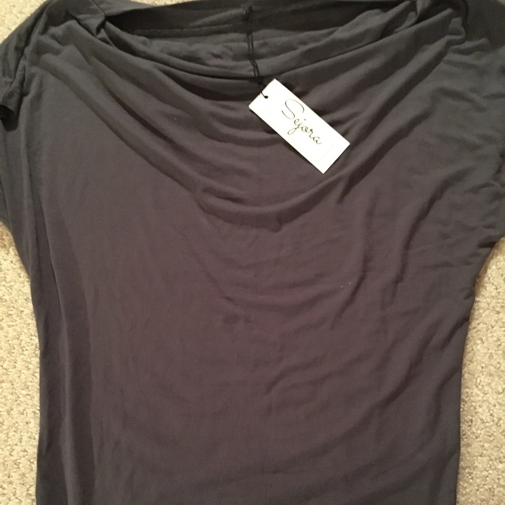 BNWT SEJORA MEDIUM TOP DARK GREY