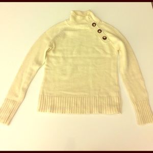 Cream color button neck sweater - Size XS
