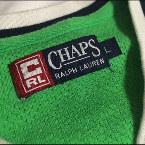 VTG Chaps Ralph Lauren costal marine soccer jersey - Picture 4 of 4