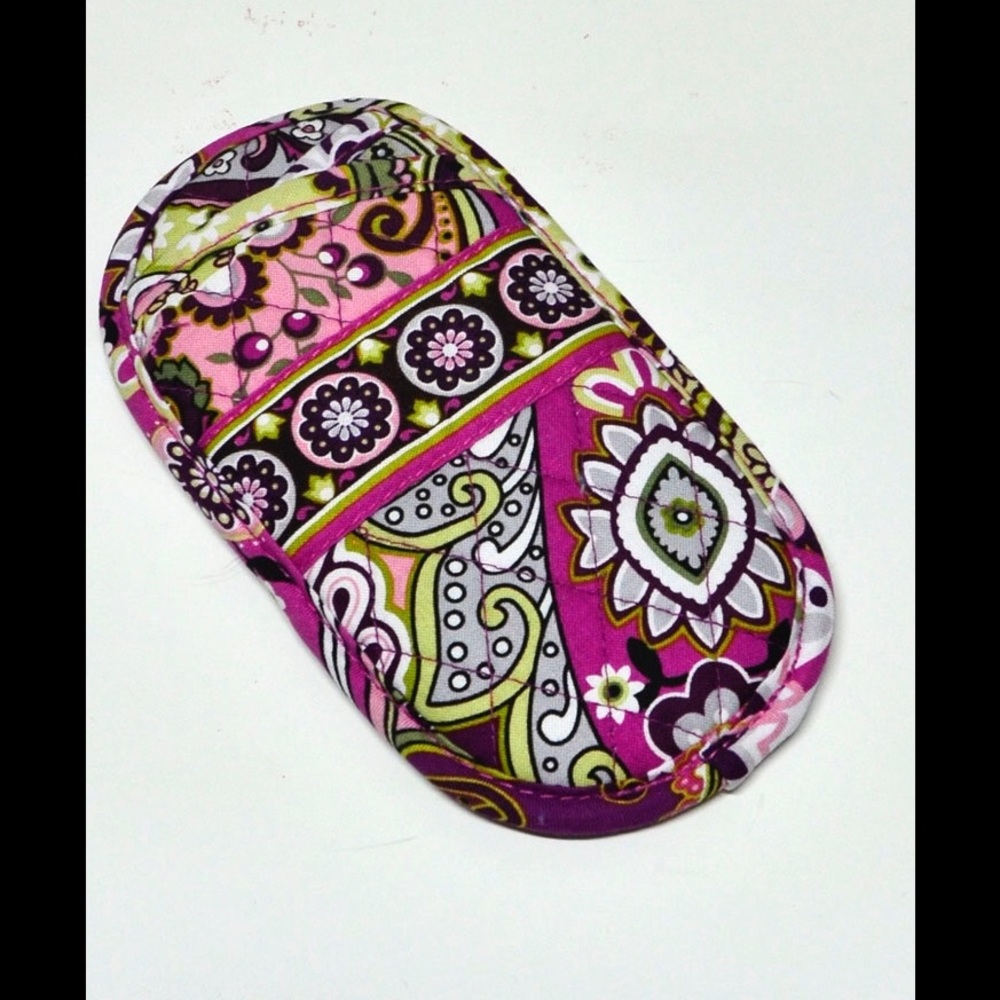 Vera Bradley Double Eye Glass Case Berry Paisley