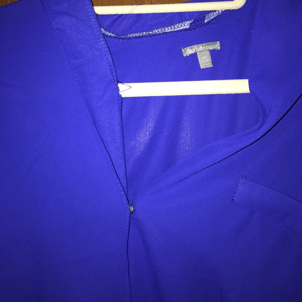 Charlotte rise high low blouse nwt - Picture 3 of 4