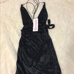 Black Backless Dress