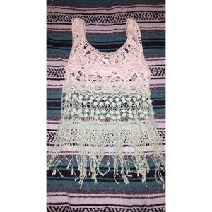 Ombre Lace Tank (XL)