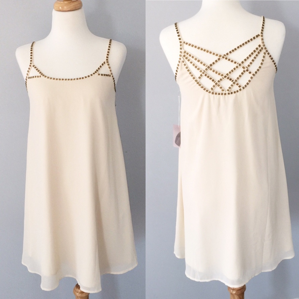 NWT Forever 21 Contemporary Beaded Slip Dress