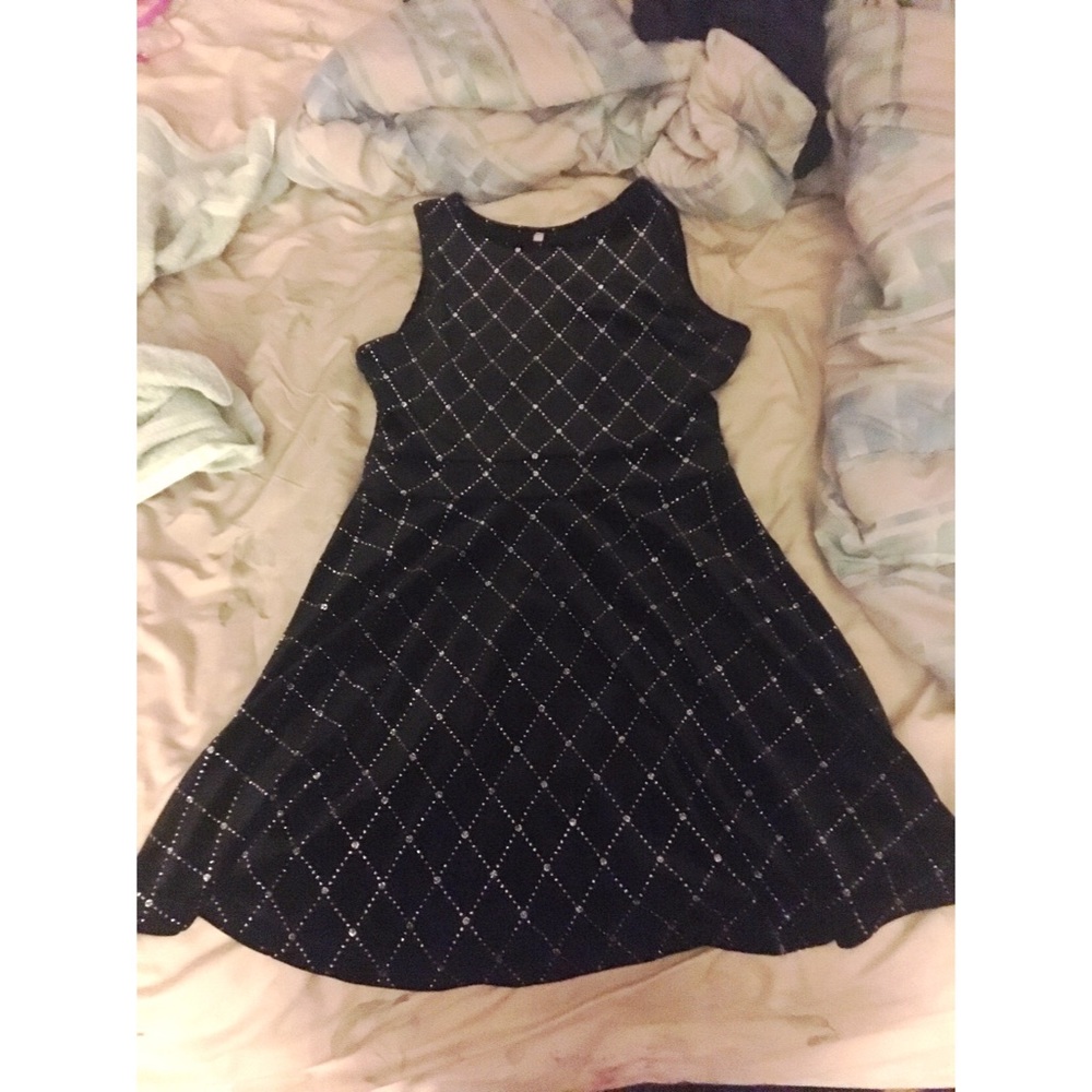 Vintage velvet sparkly dress