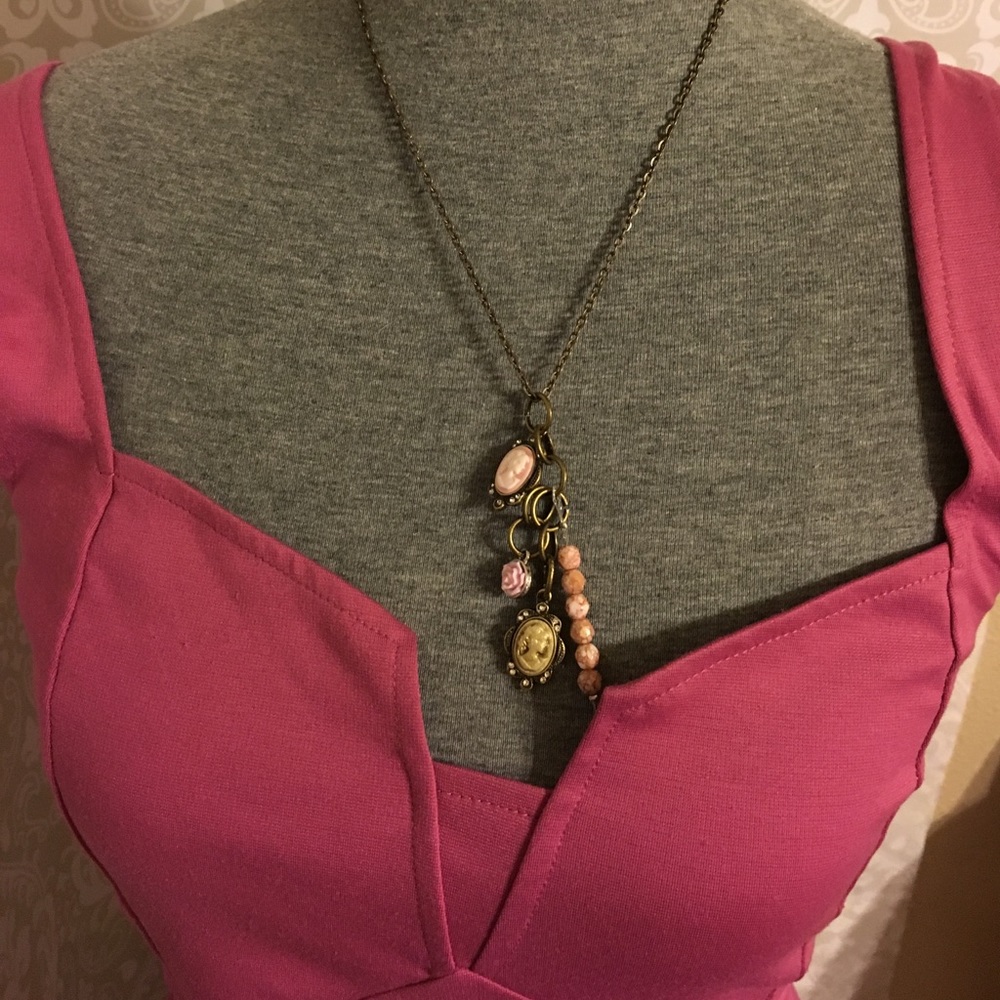 Cameo handmade necklace