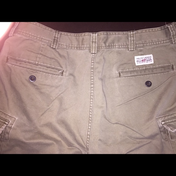 Men's polo chino cargo shorts - Picture 2 of 3