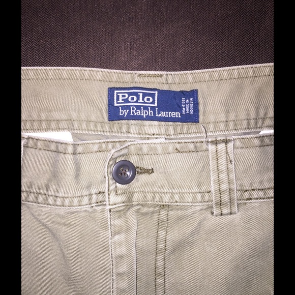 Men's polo chino cargo shorts - Picture 3 of 3