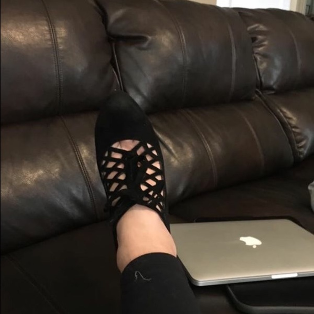 Like new suede Prada shoes