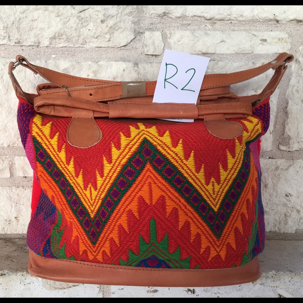 Beautiful Guatemalan Chevron Handbag.