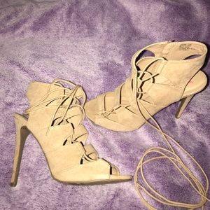 Strap around the ankle heels