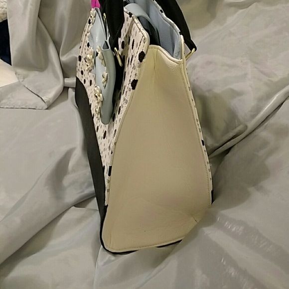 Betsey johnson satchel  NWT  blue gray black - Picture 2 of 4