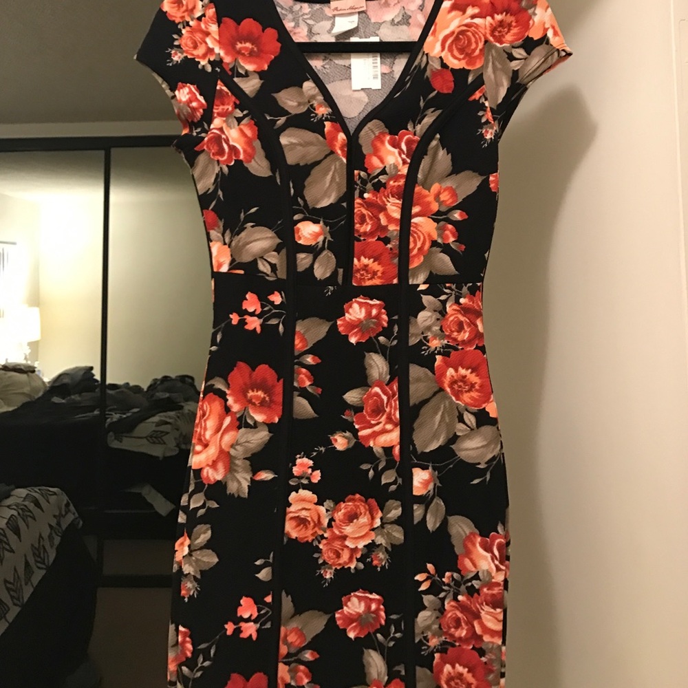 Floral mini dress