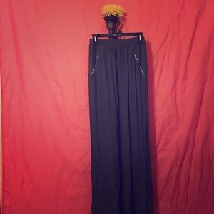 Pout Panther Zipper Maxi Skirt