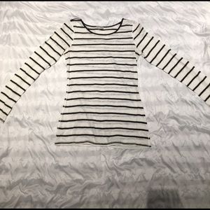 Express sheer long sleeve top