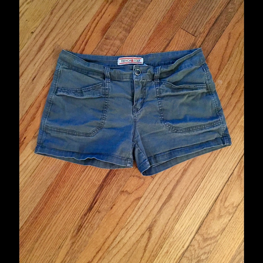 French Star - Nordstrom - grey - utility shorts