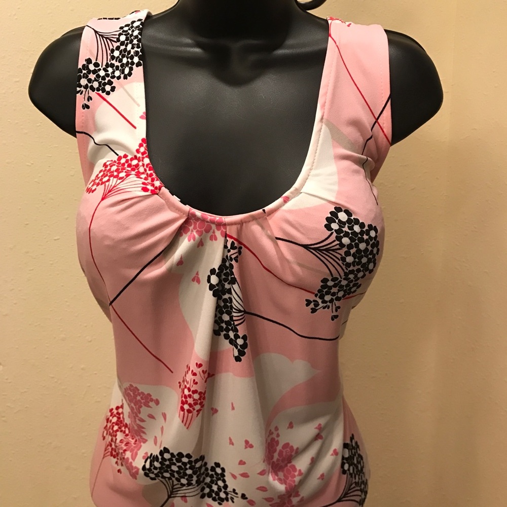 Floral Sleeveless Blouse