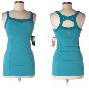 Athleta Teal Work Out Tank Yoga