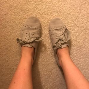 Grey shoes